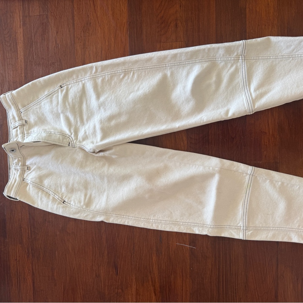 Everlane Women's Straight Leg Jeans in Cream